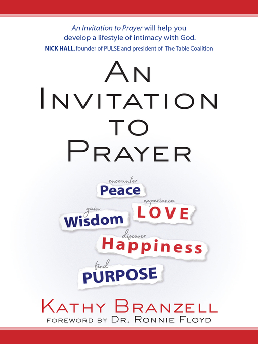 Cover image for An Invitation to Prayer